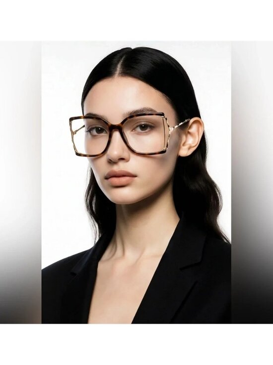 New Authentic Gucci GG0592O 002 Tortoise Square Frame Glasses main image 8